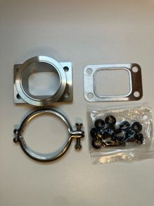 Turbo flange adapter T25 to V-band