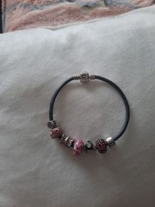 vintage sterling silver chamilia charm bracelet