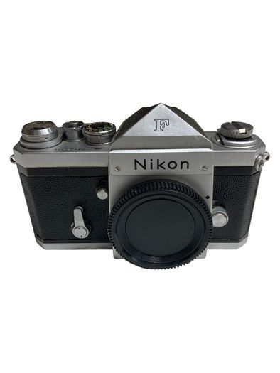 Vintage Nikon F Chrome Eye-Level SLR Film Camera Body - Clean, Tested Mechanics