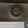 32 Leather Vancouver Sofa Sets Free Delivery Image 3