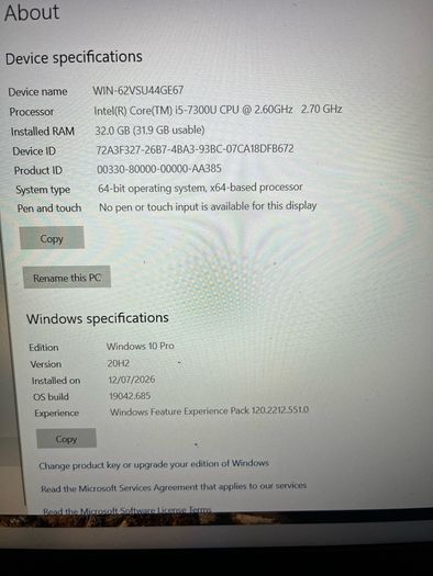 Dell 5580 business laptop