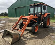 Kubota L345DT Tractor with Front Loader & Bucket