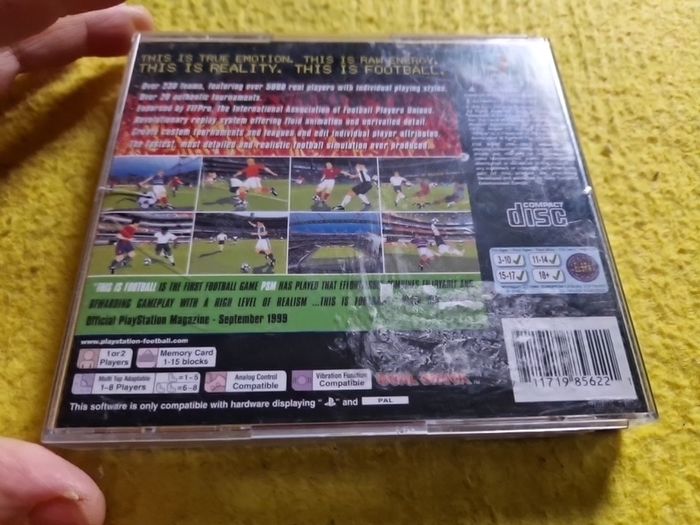 This is football PlayStation1 Ps1 PlayStation2 Ps2 Games Original