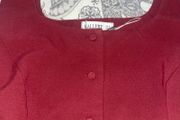 Beautiful burgandy waistcoat