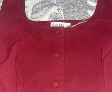 Beautiful burgandy waistcoat