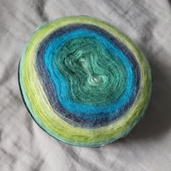 Hobbii Wool Cake 150g gradient knitting crochet yarn