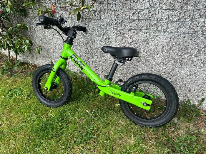 Frog tadpole balance bike 12 inch