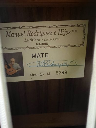 Classical Guitar - Manuel Rodriguez C1M