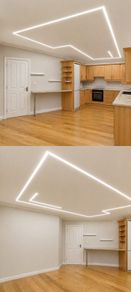 Modern LED Ceiling Lighting Installation