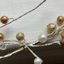 2 Decorative Candle Holders and Jeweled Garland Image 2