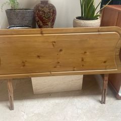 Good Solid Double Bed Size Wooden Headboard - Can Deliver