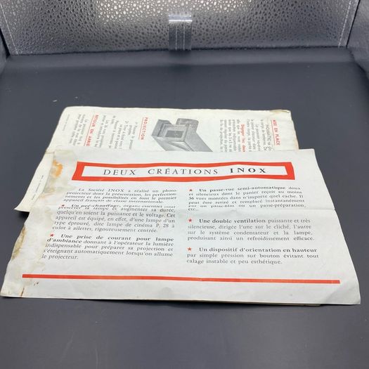 Vintage French Elysee Affaire Slide Projector 1950s 60s