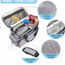 Dog Travel Bag, Airline Approved Pet Tote Organizer with Multi-Function Pockets, Accessories Set Includes Shoulder Strap, 2 Food Storage Containers, 2 Foldable Bowls Image 2