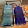 Antique Cobalt & Sky Blue Apothecary Bottles Late 19th Century Victorian Image 8
