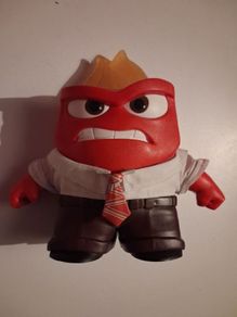 Inside Out Anger Toy Figure Tomy 7"