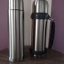 Set of x2 Stainless Steel Camping Flasks Image 2