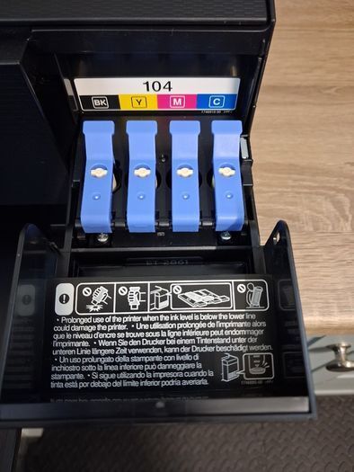 Epson EcoTank ET-2861 Printer with spare Ink Refills