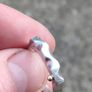 Modernist Serpent Irish Sterling Silver Ring Image 3