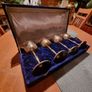 Set of 4 large silver-plated goblets Image 9