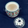 Polish pottery lidded sugar bowl Image 6