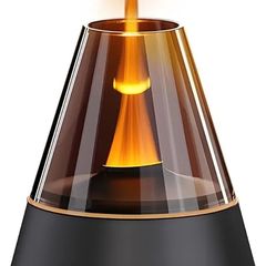 Flame Aroma Diffuser 150ml  Essential Oil Humidifier with Simulated Flame & Color Changing Ambient Light, 2H/4H/6H Timer, Auto Shut-Off, Ultrasonic Cool Mist for Home, Bedroom, Office