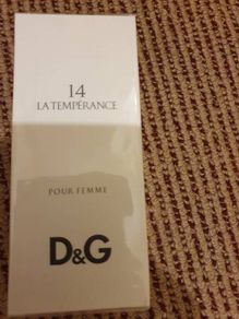 Brand New Authentic  D&G 14 LA TEMPERANCE POUR FEMME EDT 100ml with sealed packages