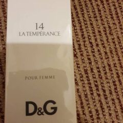 Brand New Authentic  D&G 14 LA TEMPERANCE POUR FEMME EDT 100ml with sealed packages