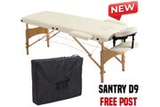 Portable Massage Table Folding Spa Beauty Therapy Bed Cream
