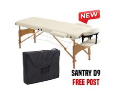 Portable Massage Table Folding Spa Beauty Therapy Bed Cream