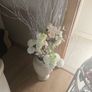 drinks trolly and large flower arrangement with vase Image 4