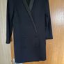 Kooples dress  coat with leather  UK 10 . Like a new Image 3