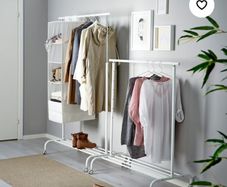 IKEA Clothes rack Rigga white