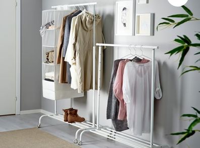 IKEA Clothes rack Rigga white