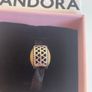 Pandora Two Tone Precious Heart Charm with 14k Gold Hearts Image 4
