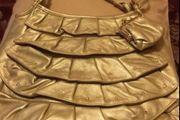 Ladies new gold bag