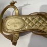 Chanel Gold Gladiator Sandals Size 40 Image 10