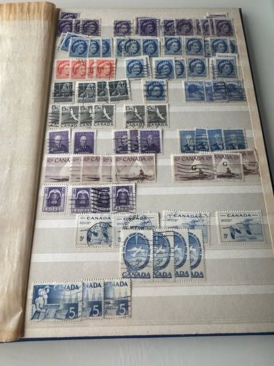 CANADA collection in stamp album