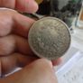 France 1873 A. Silver 5 francs."Hercules"Type.90%silver. Image 3