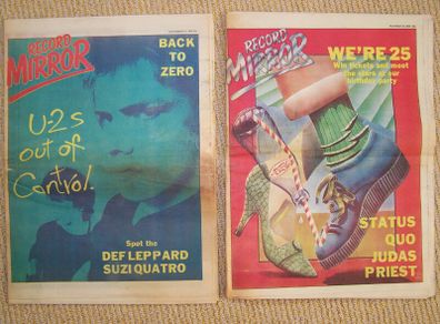 Early U2 Interest Inkies (Ephemera Collection of UK Music Newspapers)