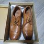Clarks men tan leather shoes Image 10