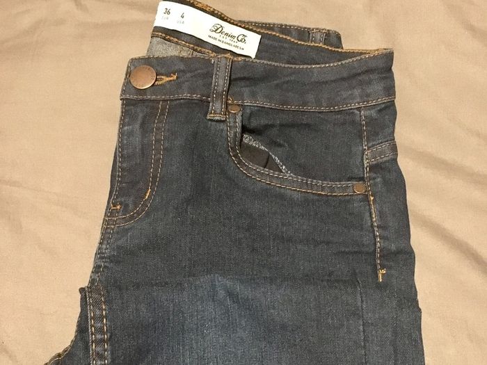 Denim Jeans Straight Cut Size 8