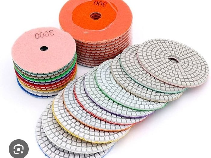 2 set of wet polishing & Aluminum backing pad