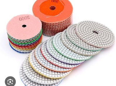 2 set of wet polishing & Aluminum backing pad