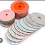 Job Lot 100MM 4" Velcro wet Polishing pads for stone tiles concrete Image 2
