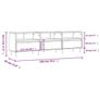 TV Cabinet Black 150x30x44.5 cm Engineered Wood Image 4