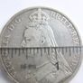 1889 Queen Victoria Sterling Silver Crown Coin Image 5
