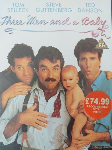 Three Men And A Baby VHS Pal Video Cassette Tape