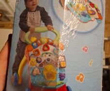 Musical baby walker