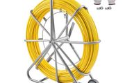 Fish Tape Puller Fiberglass 200mx7,9mm (656 ft 5/16 in) Wire Cable Running Duct Rodder