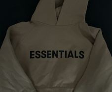 Fear of God Men's Tan and Cream Hoodie